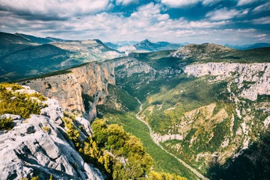 Die Verdon-Schlucht in Frankreich