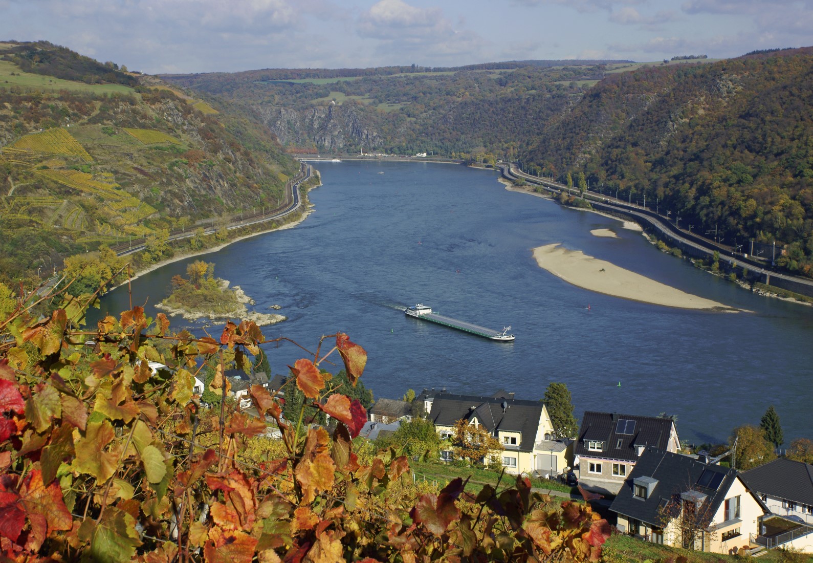 Das Rheintal in Deutschland