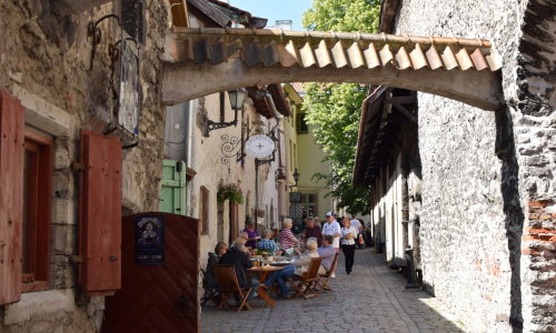 Die mittelalterliche St. Katherinengasse in Tallinn